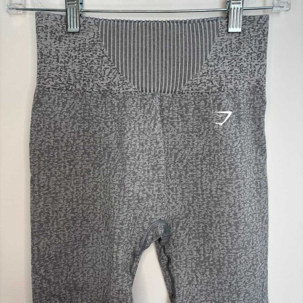 GYMSHARK Leggings Gray Womens XXS Stretch Gym Yoga Workout Pilates